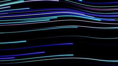 Neon Flow Video stock 300556751