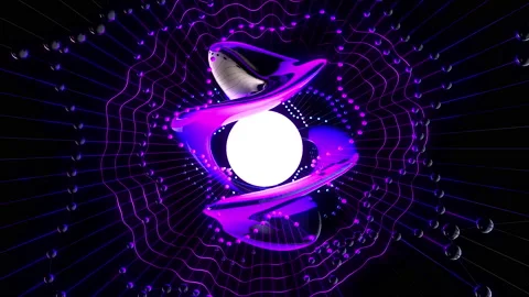 Neon Flower Stock Footage 201098562