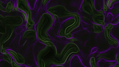 Neon Fluid Art Cyber Mint Green Abstract Background Video stock 334985786