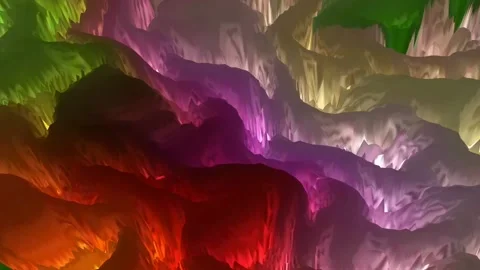 Neon Fluid Pattern Concept. Colorful, silk, ink, paint, watercolor 스톡 동영상 139393435