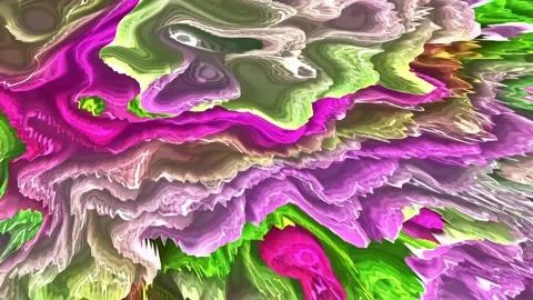 Neon Fluid Pattern Concept. Colorful, silk, ink, paint, watercolor 스톡 동영상 139398946