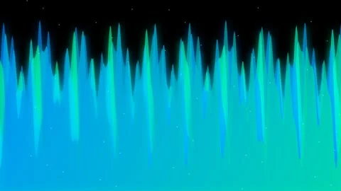 Neon Fluid Wave Loop Animation Background 库存影片 333028635