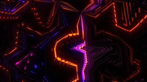 Neon Folds Stock Footage 301720655