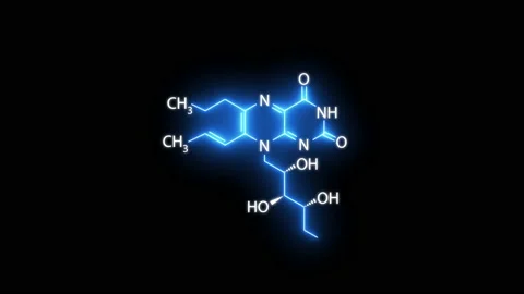 Neon formula animation. Stock Footage 146130066