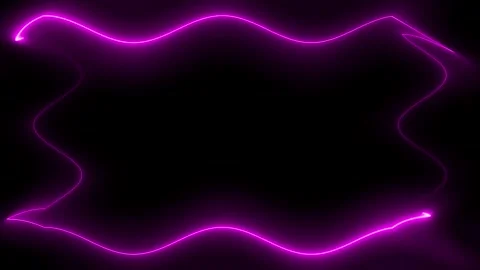 Neon Frame Abstract Background Stock Footage 284400811