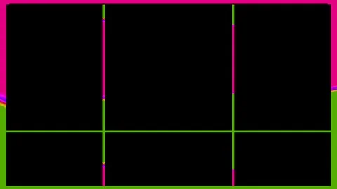 Neon frame background of a shiny rectangular black animation Stock-Footage 127988375