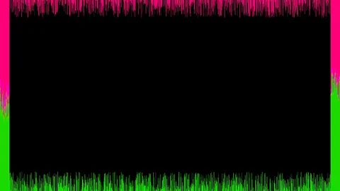 Neon frame background of a shiny rectangular black animation Stock Footage 128024146