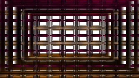 Neon frame background of a shiny rectangular black animation Stock Footage 130738724