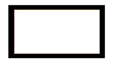 Neon frame background of a shiny rectangular black animation Stock Footage 130738974