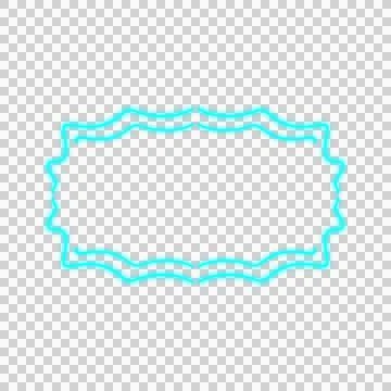 Neon Frame Banner Stock Photos