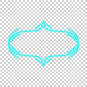 Neon Frame Banner Stock Photos