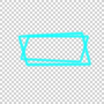Neon Frame Banner Stock Photos
