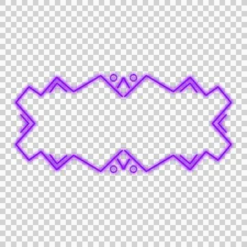 Neon Frame Banner Stock Photos