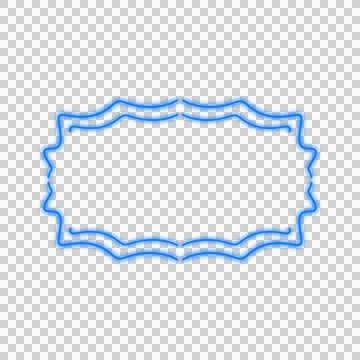 Neon Frame Banner Stock Photos