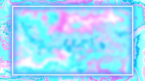 Neon frame with blurred abstract background. Blurry dynamic ink with room for Stock Footage 202188003