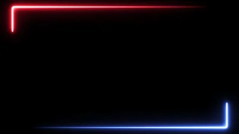 Neon frame box rotating motion animation Stock Footage 241102371