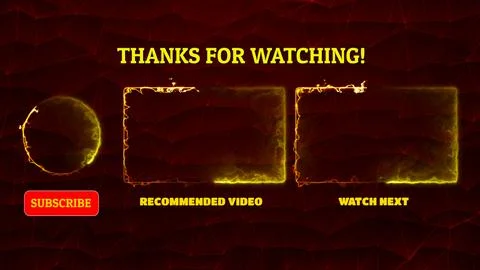 Neon frame effect end screen glowing looping on black background イラスト素材