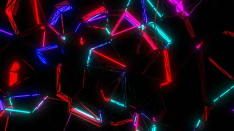 Neon frame Stock Footage 155524545