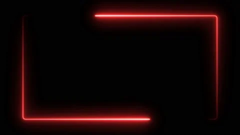 Neon frame Stock Footage 233926860