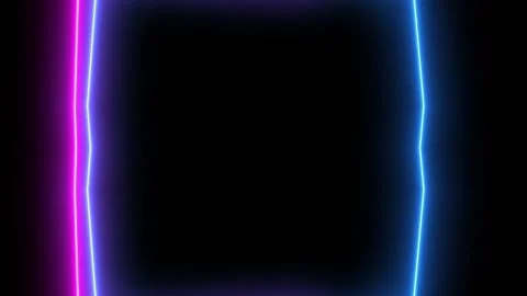 Neon Frame Stock Footage 284403771