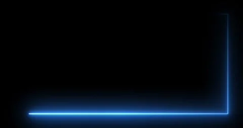 Neon frame gradient, concert stage, laser show, glowing lines, webelement, ab Stock Footage 242150656