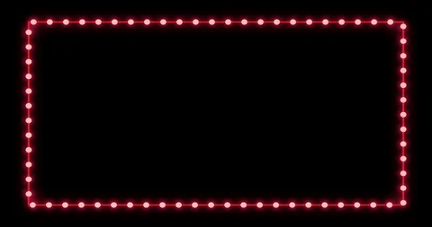 Neon frame light animation footage amazing design Stock Footage 127422789