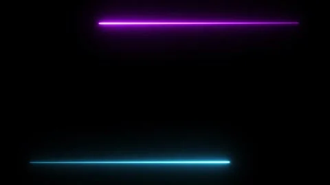 Neon frame in light blue and purple animation loop on black background Stock Footage 308441757