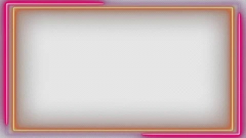 Neon Frame Loop Stock-Footage 243400659