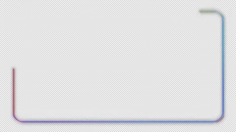 Neon Frame Loop Video stock 279477606