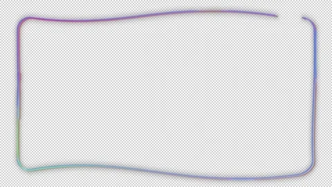 Neon Frame Loop Stock Footage 279477821