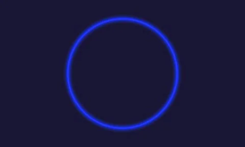 Neon frame sign on dark Stock Illustration