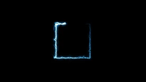 Neon frame, Square frame Видео 288919359