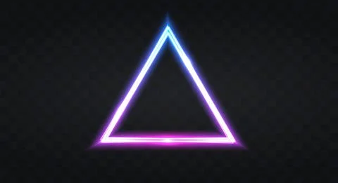 Neon frame for your design Stock Illustration