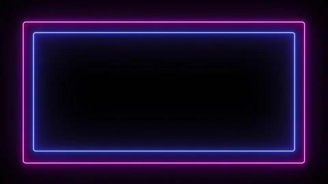 Neon Frames Background Stock Footage 264485871