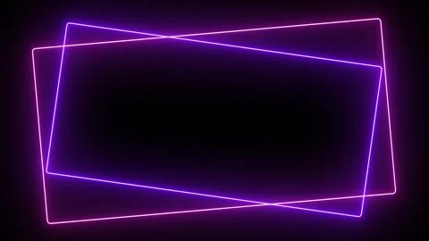 Neon Frames Background Stock Footage 264487858