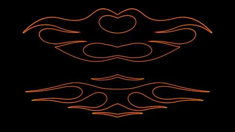 Neon frames on a black background. Vector illustration. Illustrazione stock