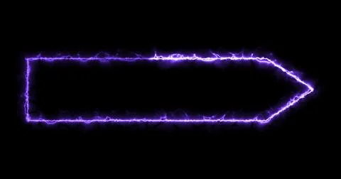 Neon futuristic designed lower third. Animated cool neon futuristic designe.. Stock Illustration