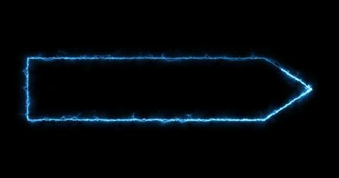 Neon futuristic designed lower third. Animated cool neon futuristic designe.. Stock Illustration