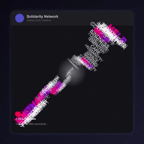 Neon futuristic global network map connecting digital nodes and information.. Stock Footage 344778149