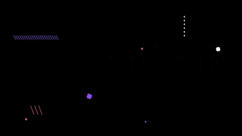 Neon Futuristic HUD Interface Background with Animated Geometric Elements Stock Footage 336981257