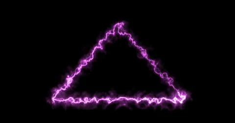 Neon futuristic lower third in moving cool neon colors on a dark background.. Stock Illustration