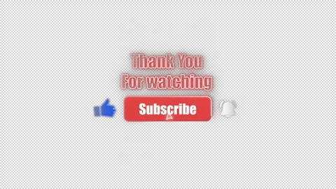 Neon futuristic pop up youtube end Screen channel with templates Stock Footage 303402453