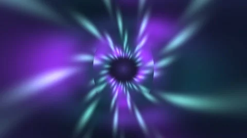 Neon Galaxy Passage Background Seamless Loop Stock Footage 342400878
