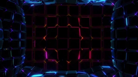 Neon gems motion Stock Footage 100533106
