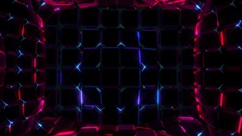 Neon gems motion Stock Footage 100533111