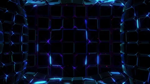 Neon gems motion Stock Footage 100533135