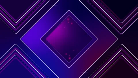 Neon geometric diamond background animation, Abstract geometric shape backg.. Stock Footage 328422605