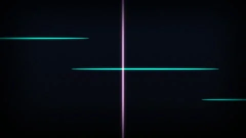 Neon geometric lines seamless loop abstract motion background Stock Footage 345182862