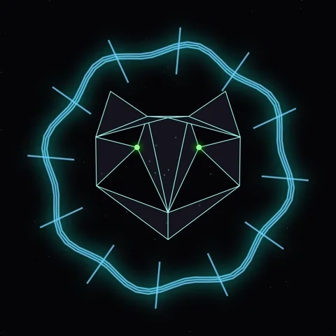 Neon geometric pattern abstract glowing blue light background for motion gr.. Stock Footage 344777745