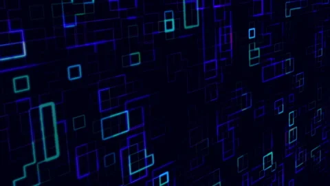 Neon Geometry Stock-Footage 227558593